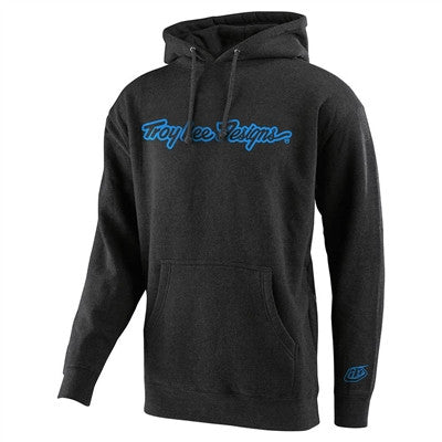 Troy Lee Designs Youth Signature Pullover Hoodie - Charcoal