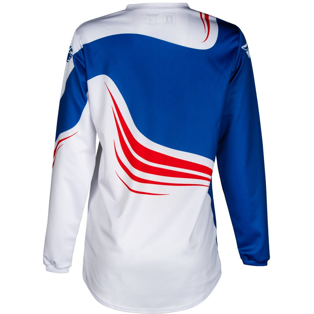 FLY Racing 2025 Youth F-16 Jersey Pant Combo Red/White/Blue
