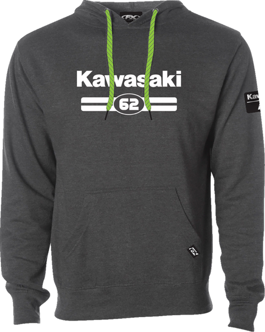 Factory Effex Kawasaki Sixty Two Pullover Heather Charcoal