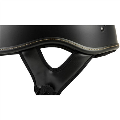 Highway 21 .357 Solid Half Helmet - Matte Black