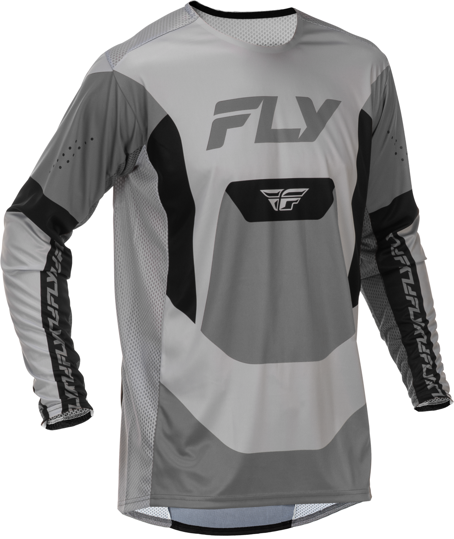 FLY Racing 2026 Youth Lite Grey/Black Jersey Pant Combo