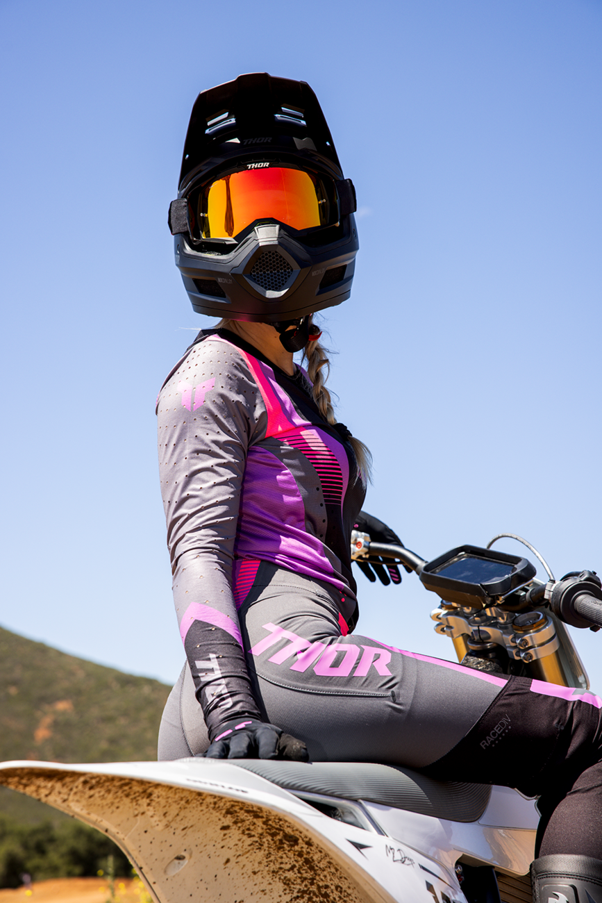 Thor 2026 Womens Sportmode Velocity Black/Orchid Jersey Pant Combo
