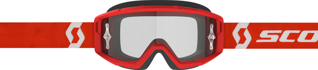 SCOTT - 278598-1005113 - PRIMAL GOGGLE RED/WHITE CLEAR WORKS