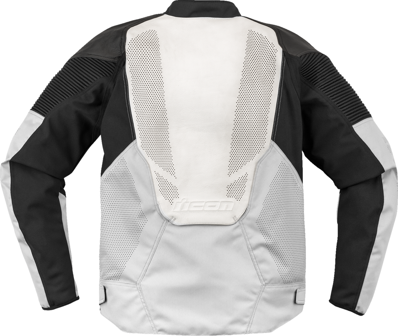 ICON Overlord3 CE Leather Jacket White