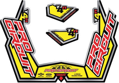Pro Circuit Replacement Muffler Stickers
