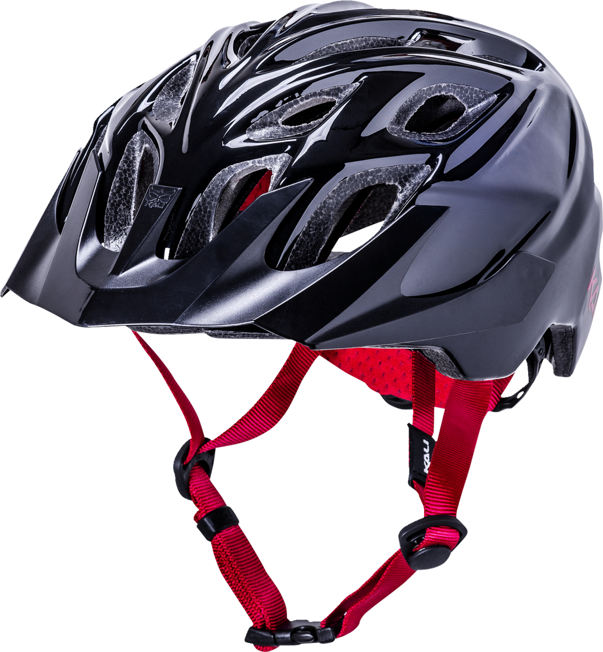 Kali Youth Chakra Solid Bicycle Helmet Gloss Black