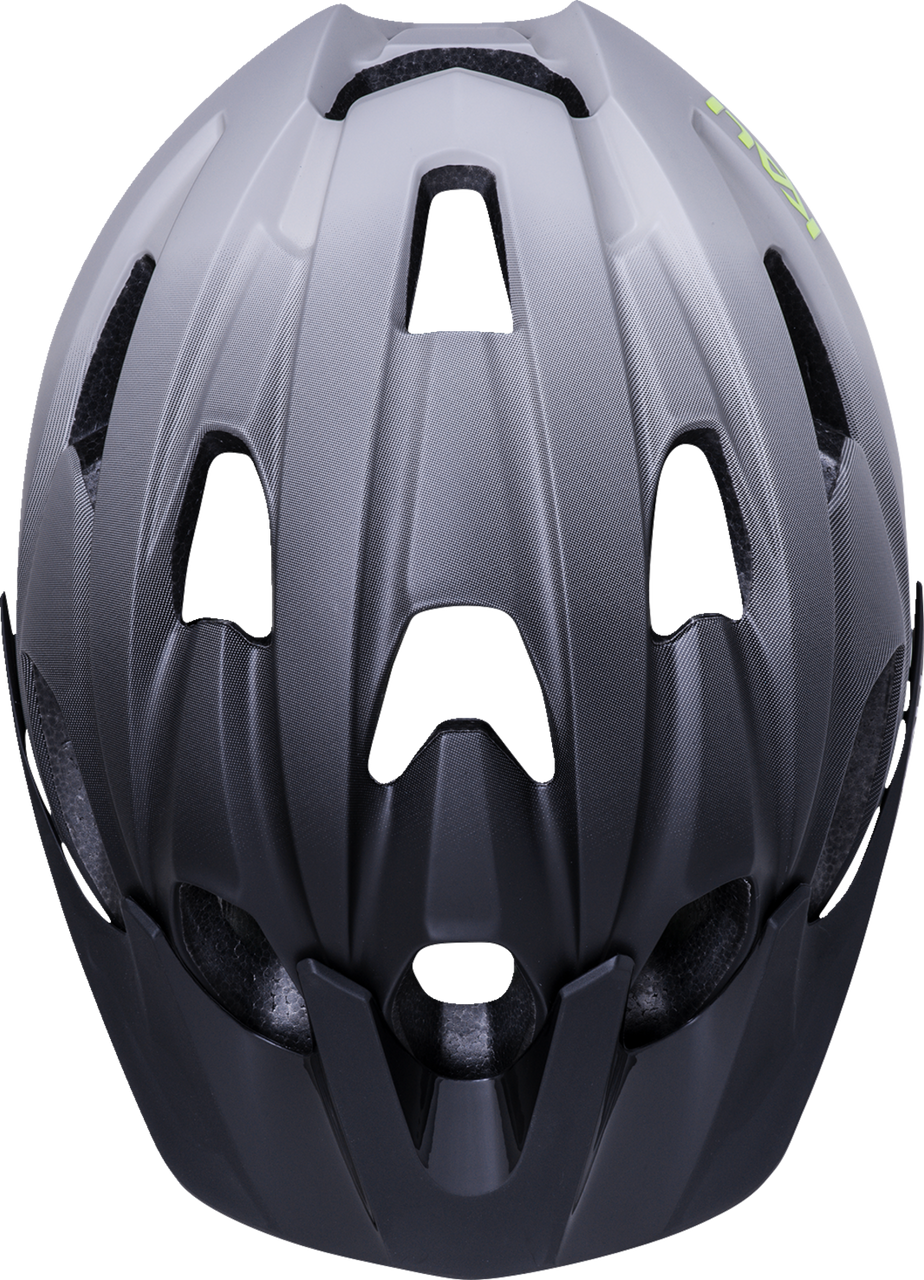 Kali Pace Fade Bicycle Helmet Fade Black/Gray/Fluorescent Yellow