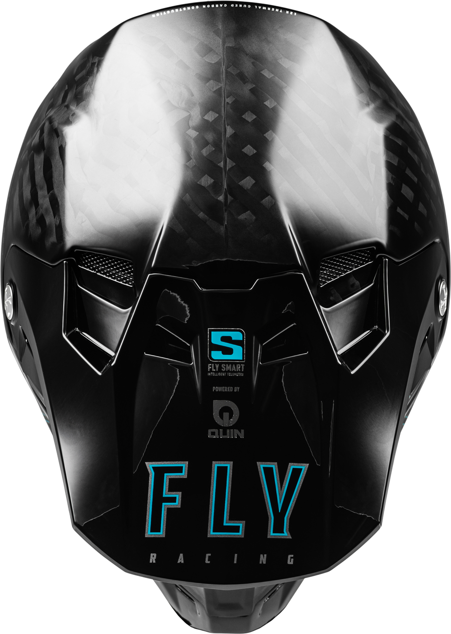 FLY Racing 2025 Youth Formula S Carbon Helmet Black Youth Large