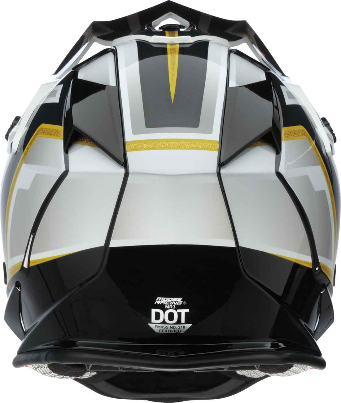 Moose Racing MR3 F.A.F Helmet White/Black/Gold