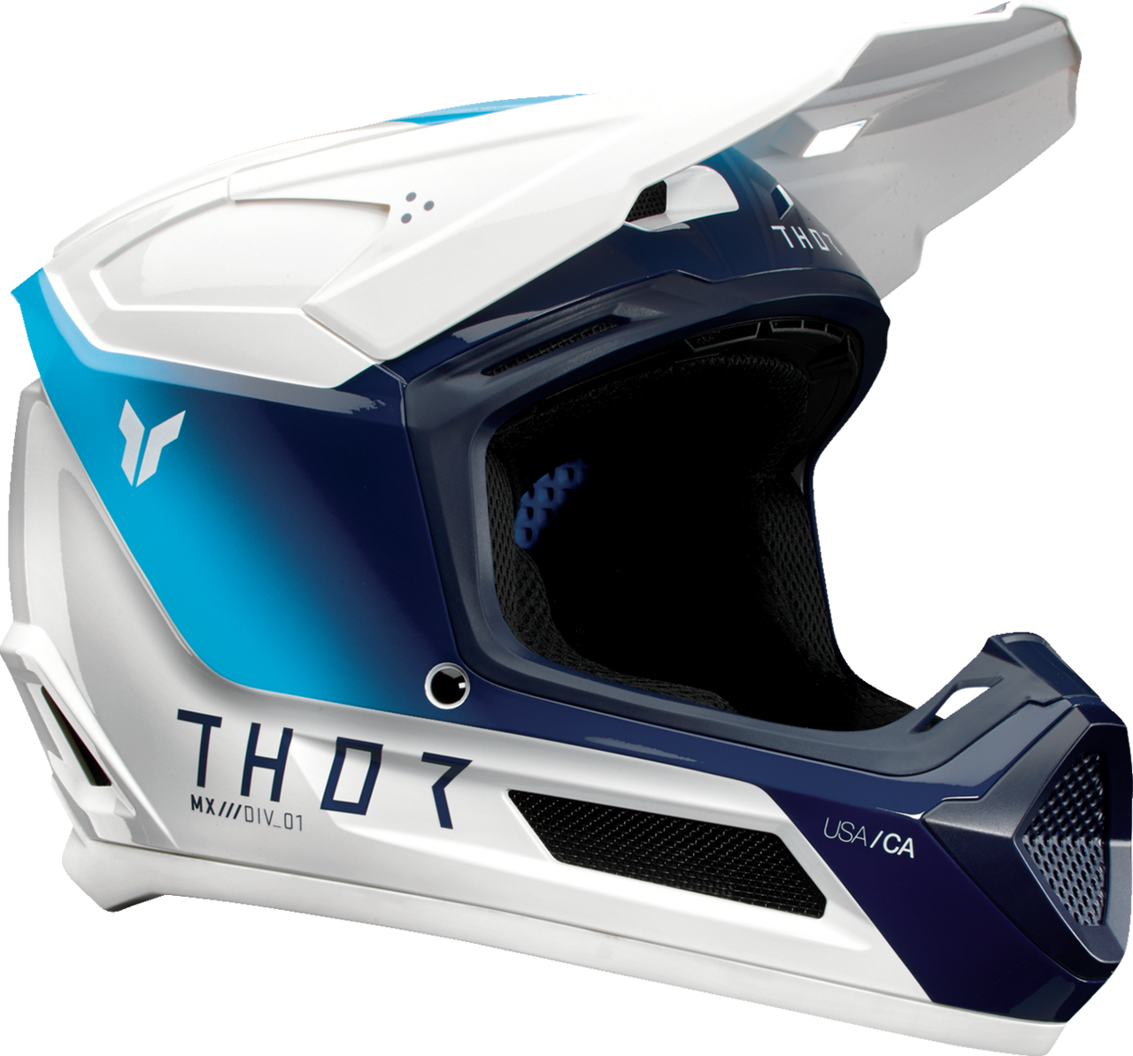 Thor 2025 Youth Fleet Helmet Storm White/Navy