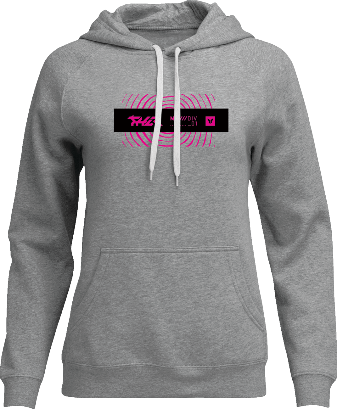 Thor Womens Mind Control Pullover Hoodie Heather Gray