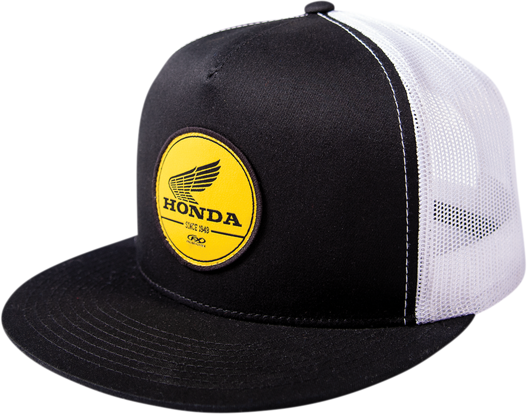 Factory Effex Honda Gold Snapback Hat - Black/White