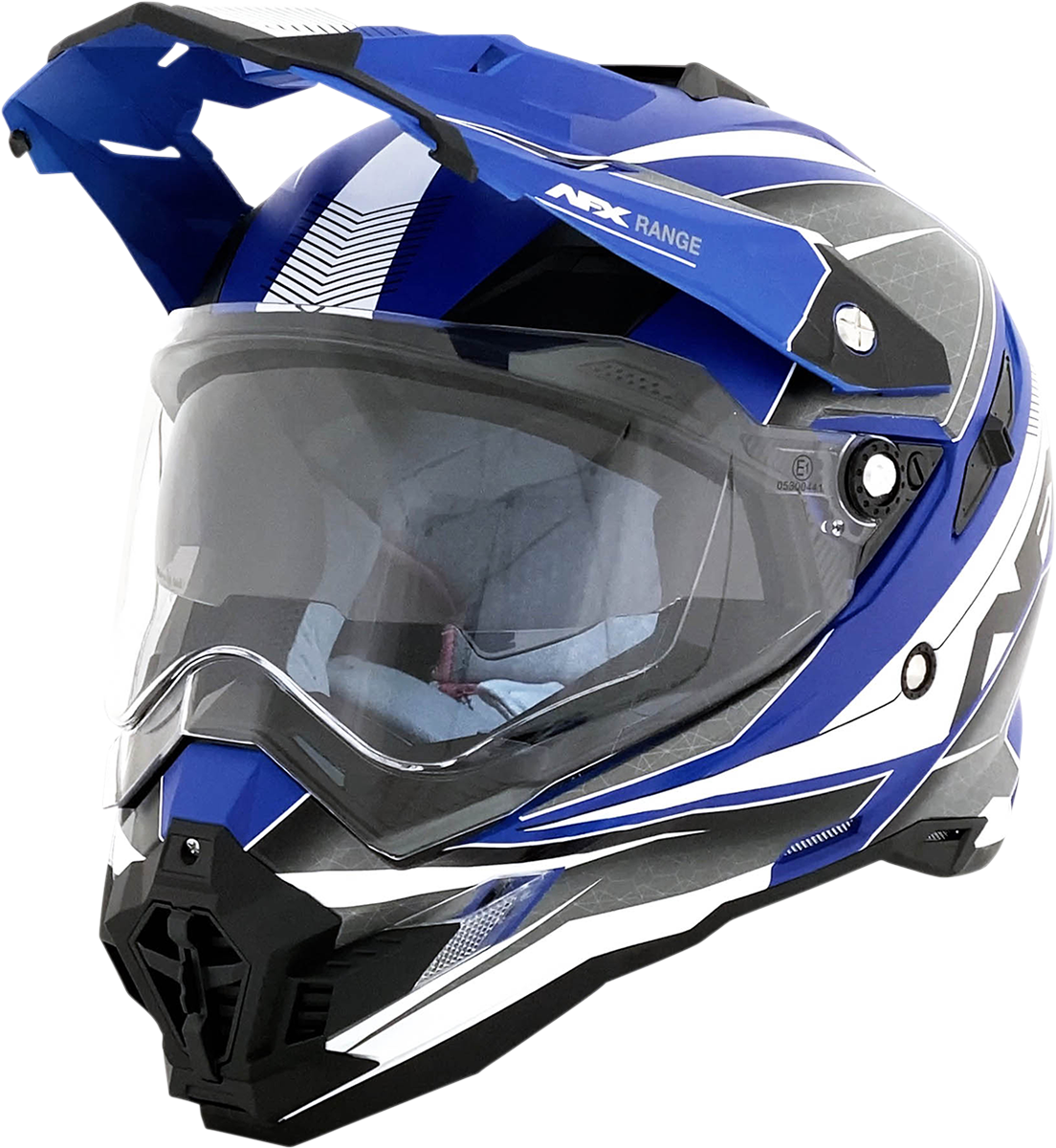 AFX FX-41 Dual Sport Adventure Helmet Range Matte Blue