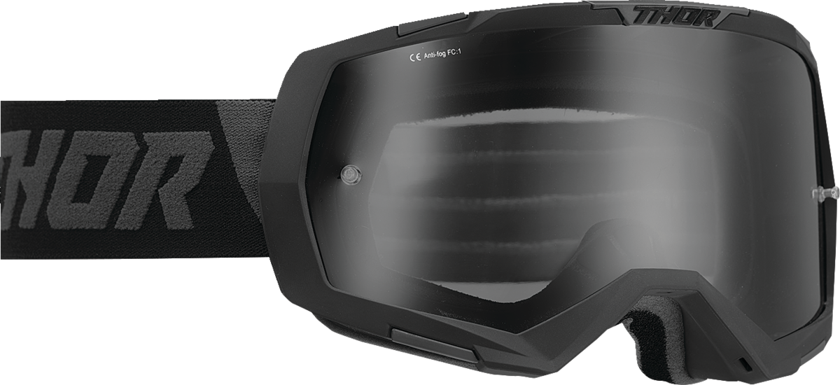 Thor Regiment Goggle Black/Gray Smoke Lens