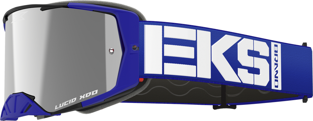 EKS BRAND - 067-12055 - LUCID CALIBER GOGGLE ROYAL BLUE SILVER MIRROR LENS