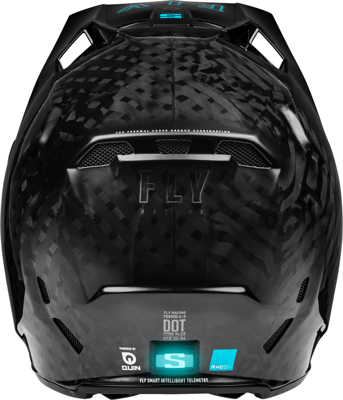 FLY Racing 2025 Youth Formula S Carbon Helmet Black Youth Large
