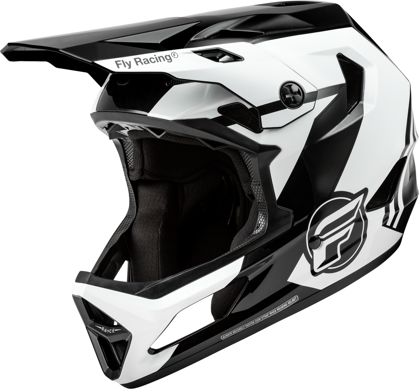 FLY Racing 2026 Youth Rayce Bicycle Helmet Black/White/Grey