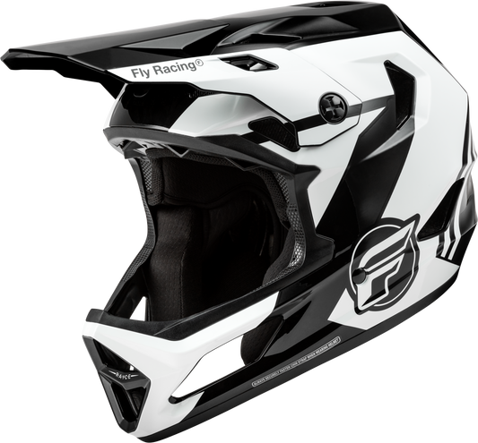 FLY Racing 2026 Youth Rayce Bicycle Helmet Black/White/Grey