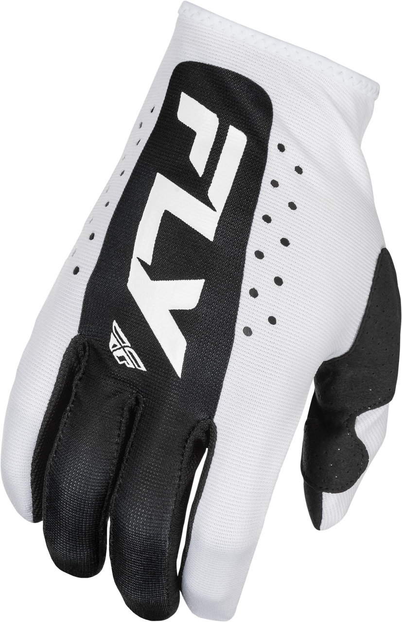 FLY Racing 2025 Lite Gloves White/Black