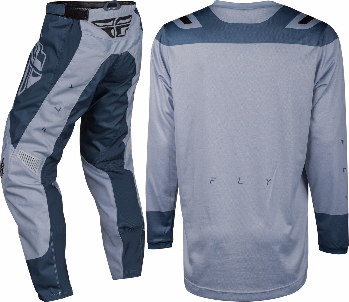FLY Racing 2024 F-16 Jersey Pant Combo Arctic Grey/Stone