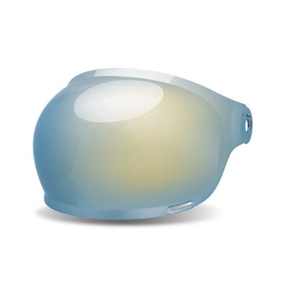 Bell 2017 Bullitt Bubble Brown Tab Shield - Gold Iridium