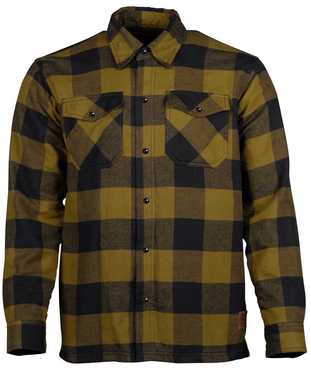 Cortech Bender Riding Flannel Shirt Olive