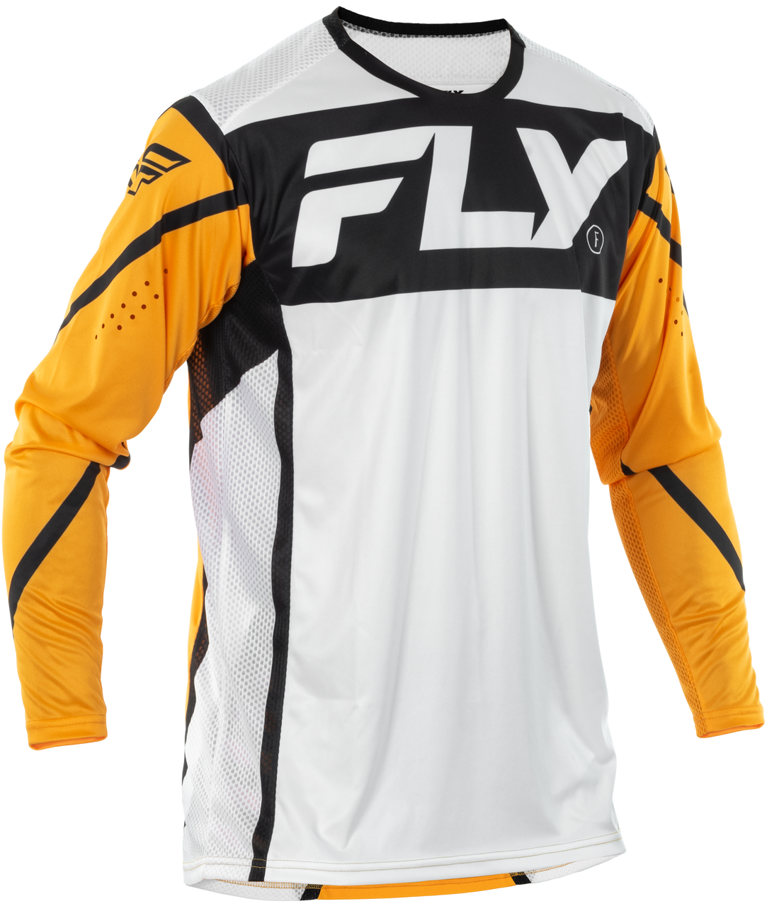 FLY Racing 2025 Lite Jersey White/Black/Mustard