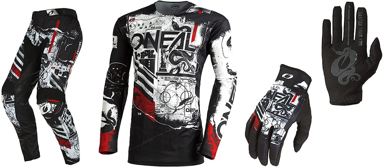 O'NEAL Mayhem Scarz Jersey Pant Gloves Combo