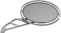 Harddrive Alloy Oval Mirror