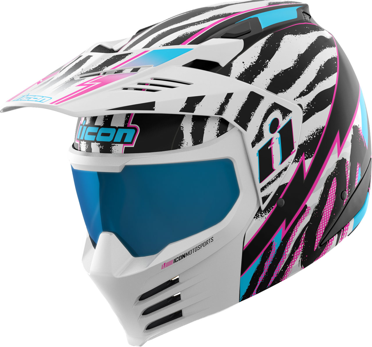 Icon Elsinore Helmet Rad Dawn White