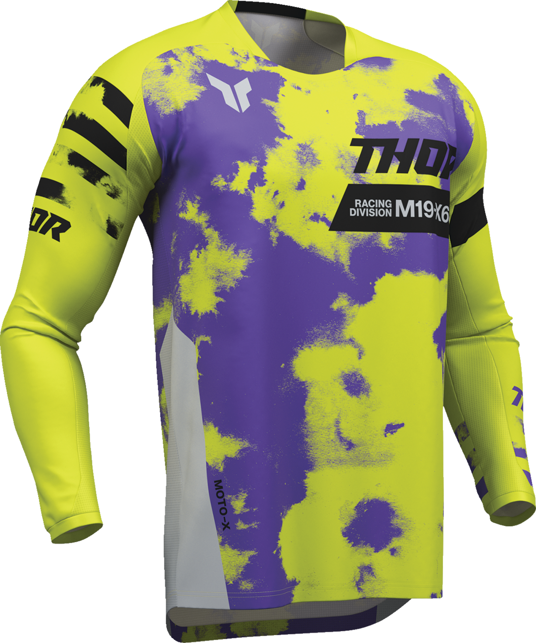 Thor 2026 Launchmode Bleach Gray/Acid Jersey Pant Combo