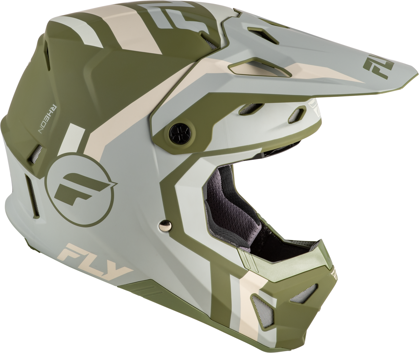 FLY Racing 2026 Formula CP Seal Helmet Matte Stone/Khaki/Olive