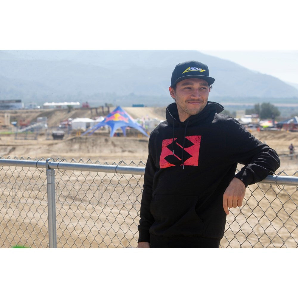 D'COR Suzuki Bold Pullover Sweatshirt - Black