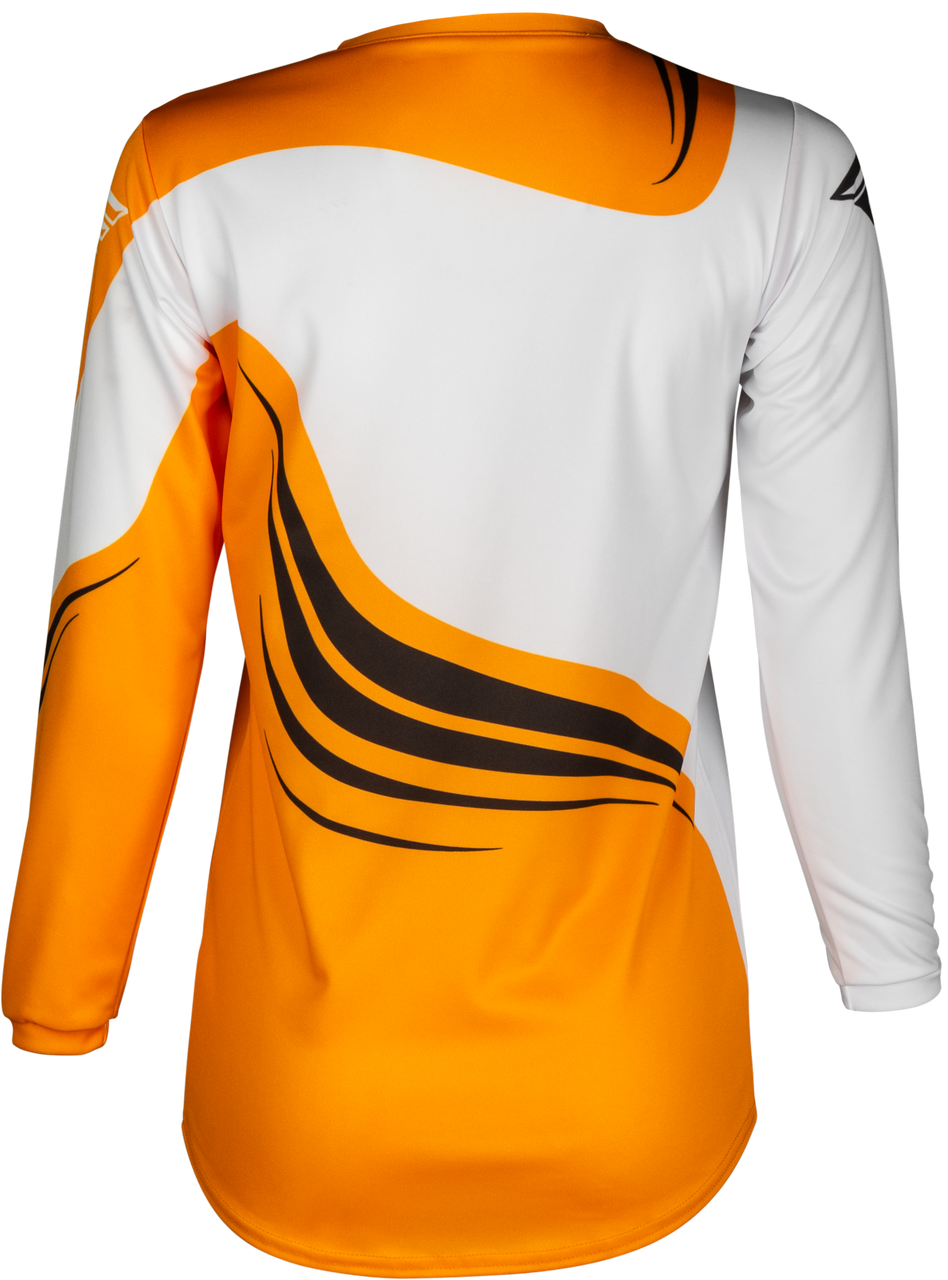 FLY Racing 2025 Youth F-16 Jersey Yellow/White/Black