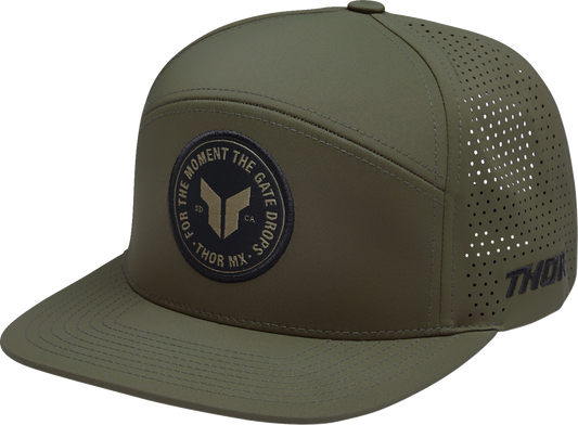 Thor Badge Hat Olive