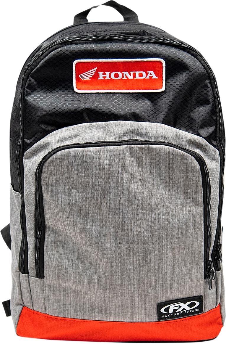 Factory Effex Honda Standard Backpack Black/Gray/Red