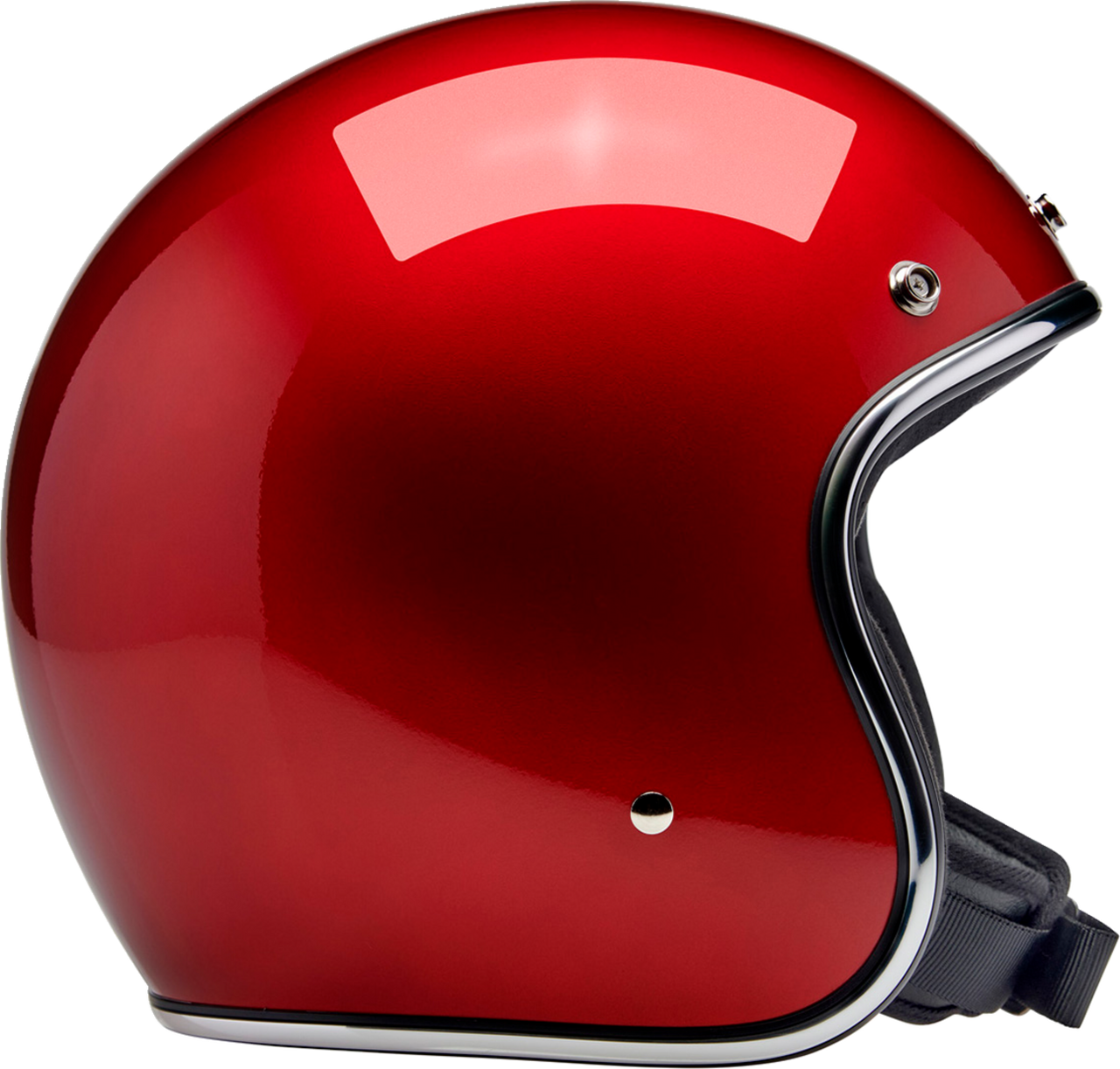 Biltwell Bonanza Open Face Helmet Metallic Cherry Red
