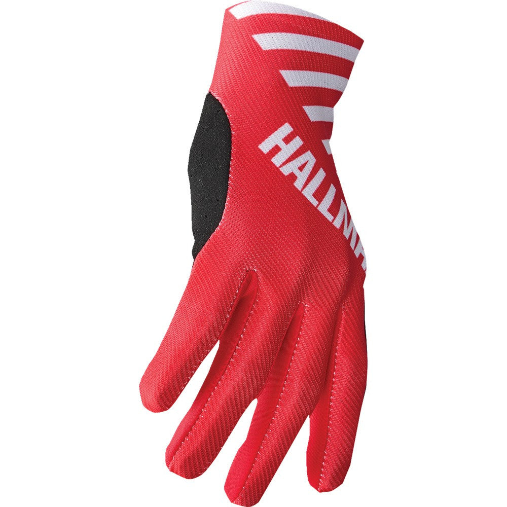 Thor 2024 Hallman Mainstay Slice Gloves - White/Red
