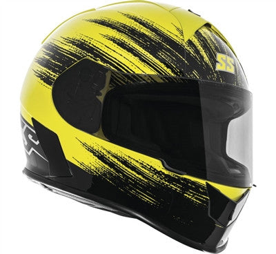 Speed and Strength Evader SS900 Full Face Helmet - Gloss Hi-Vis Yellow