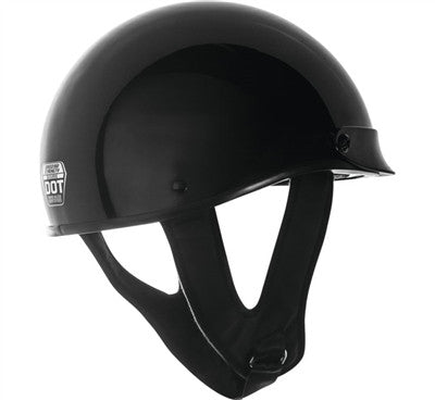 Speed and Strength Solid SS510 Half Helmet - Gloss Black