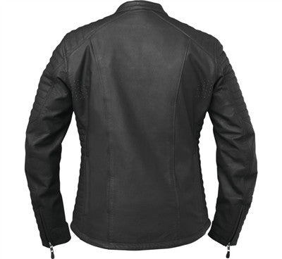 Speed and Strength Womens Hellcat Leather Jacket - Black