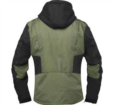 Speed and Strength Womens Minx Textile Jacket - Olive/Black