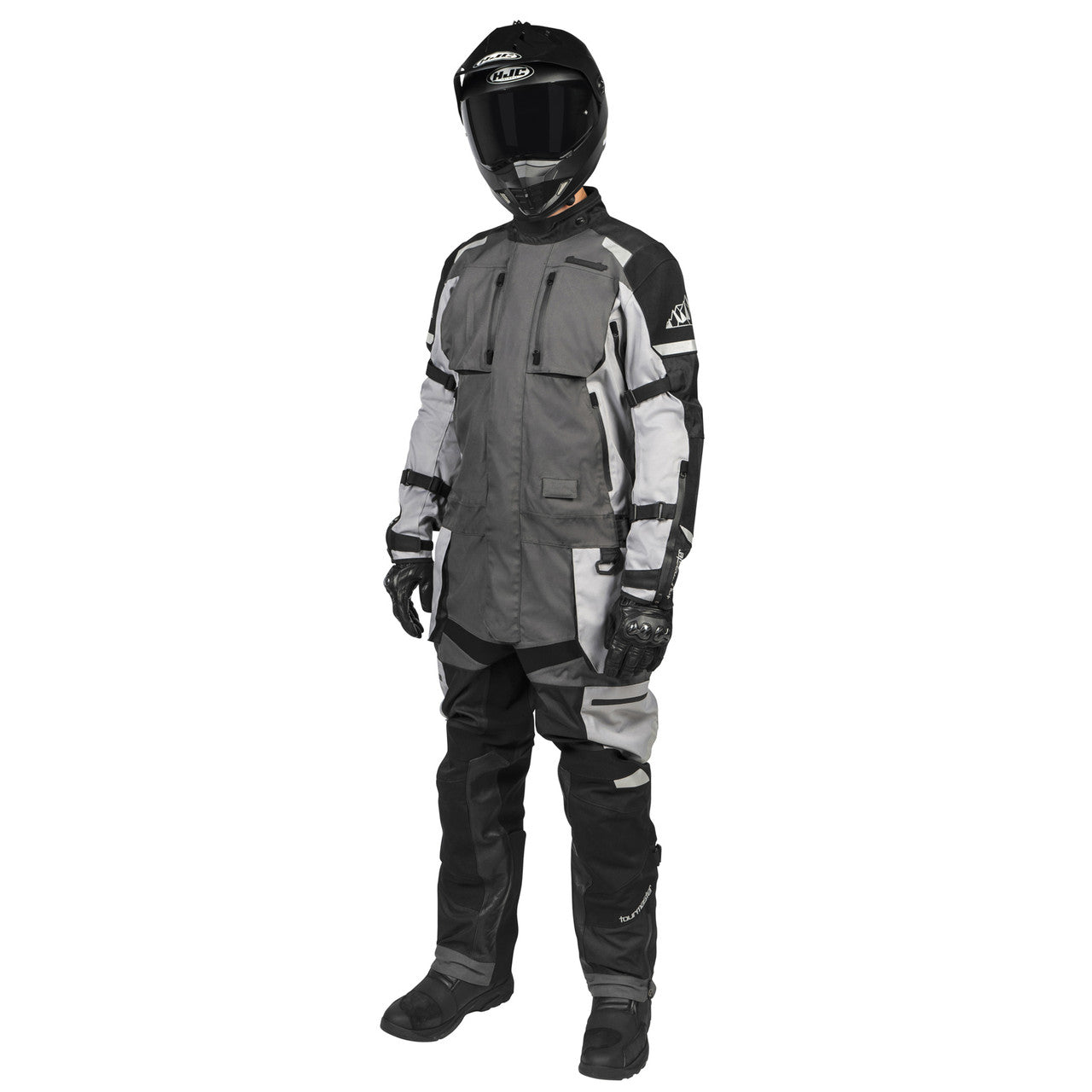 Tourmaster Centurion Laminated 1-Piece Suit Gun/Black