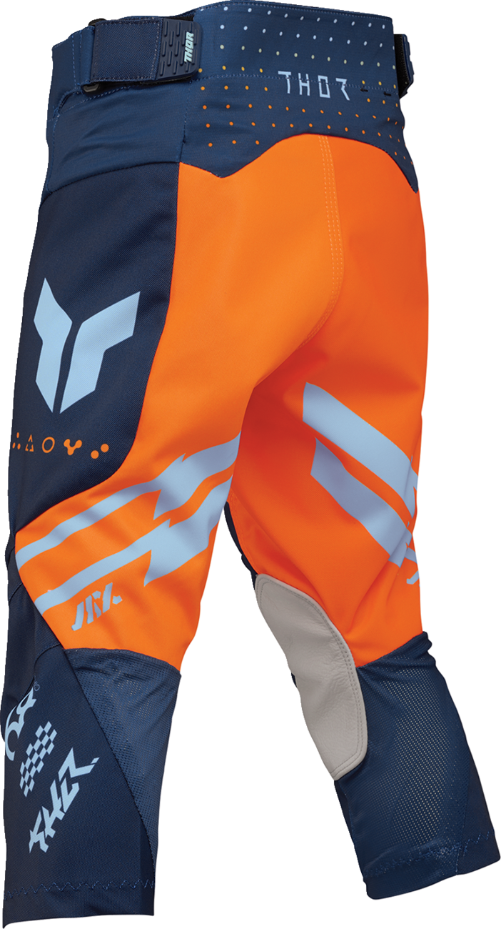 Thor 2026 Youth Launchmode Futura Navy/Orange Jersey Pant Combo