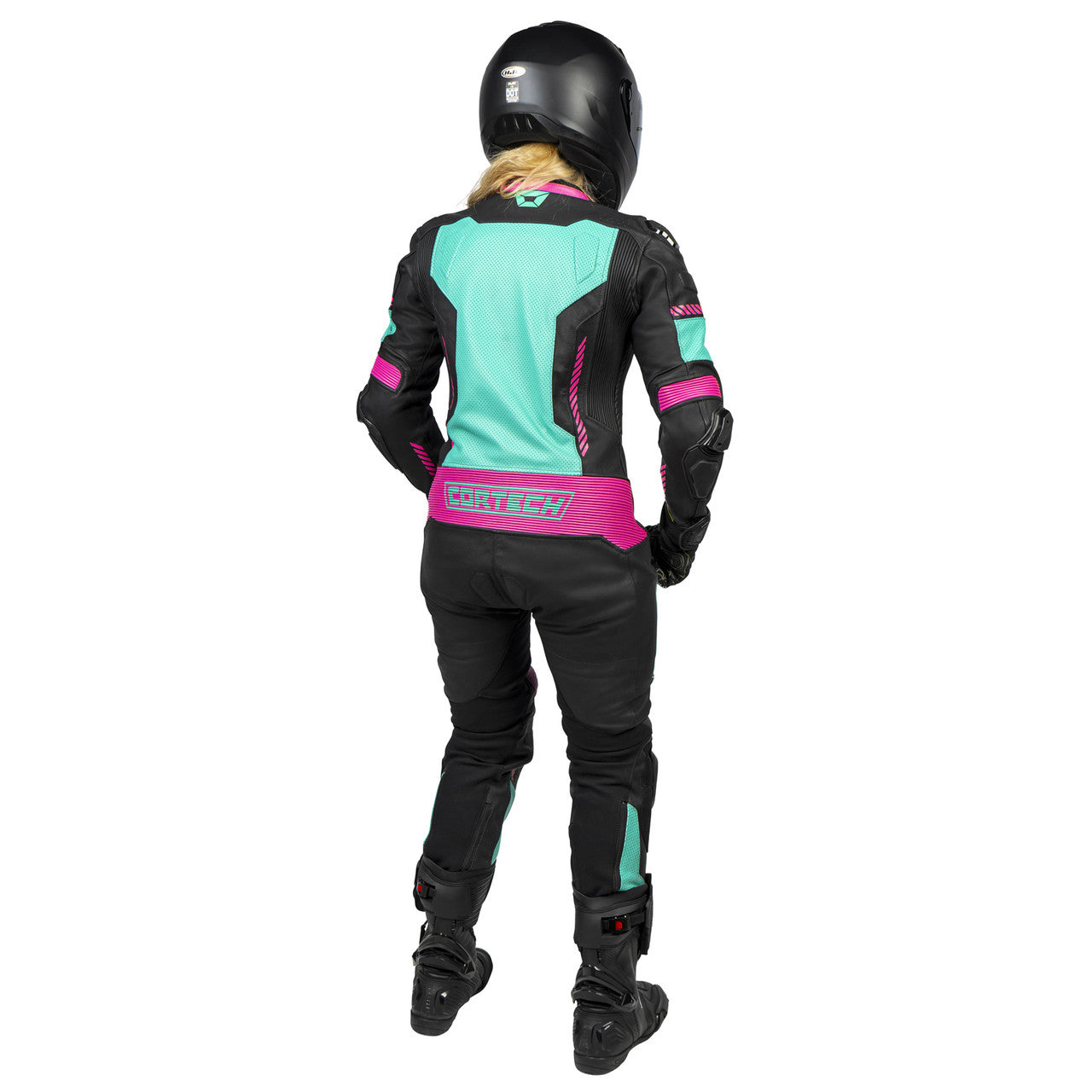Cortech Womens Revo Sport Air 1-Piece Suit Black/Teal