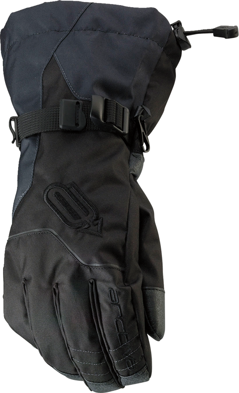 Arctiva Pivot Insulated Snow Gloves - Black/Gray