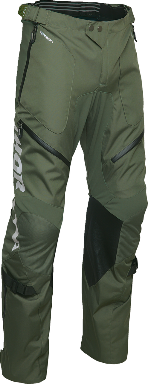 Thor Terrain Jacket OTB Pant Combo Army/Charcoal