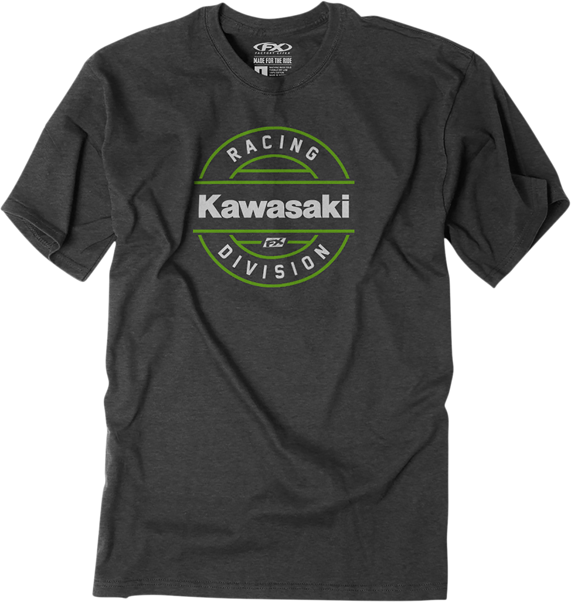 Factory Effex Kawasaki Division T-Shirt Heather Charcoal
