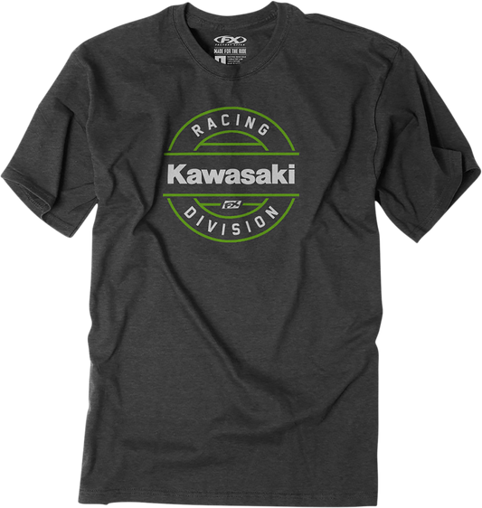Factory Effex Kawasaki Division T-Shirt Heather Charcoal