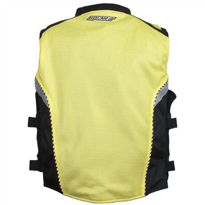 Joe Rocket Military Spec Mesh Vest - Yelllow/Black/Silver
